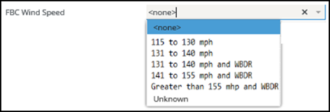 FBC Wind Speed Menu