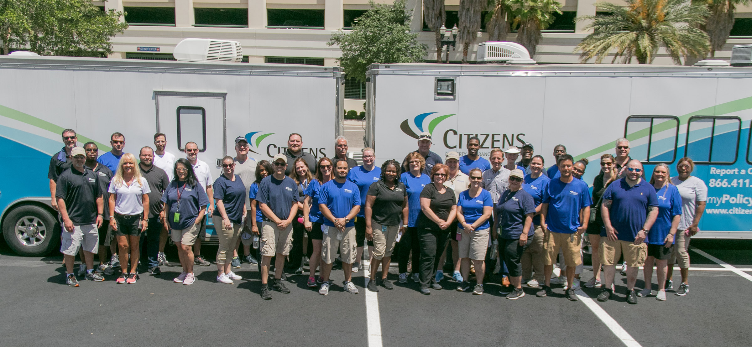 Catastrophe Response Center volunteers