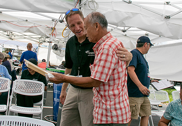 Citizens employee helping a policyholder