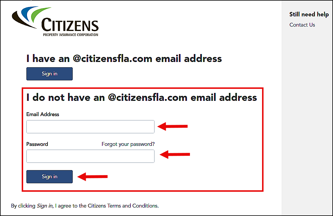 New Sign in screen for PolicyCenter