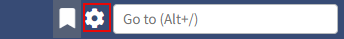 PolicyCenter’s gear icon to change the settings  
