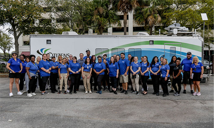 Catastrophe Response Center volunteers